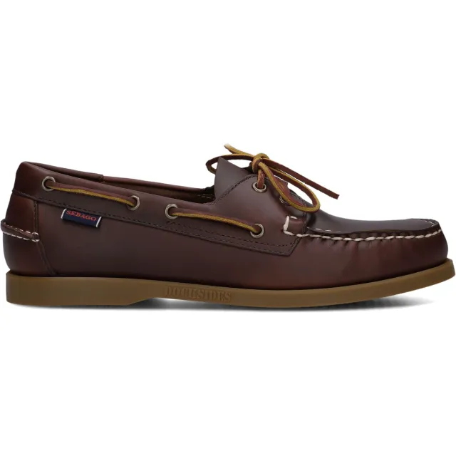 Sebago Heren Veterschoenen Docksides - Bruin