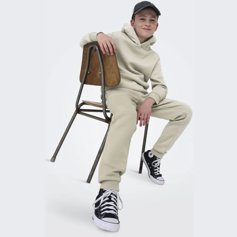 Only & Sons Junior joggingbroek beige Silver Lining
