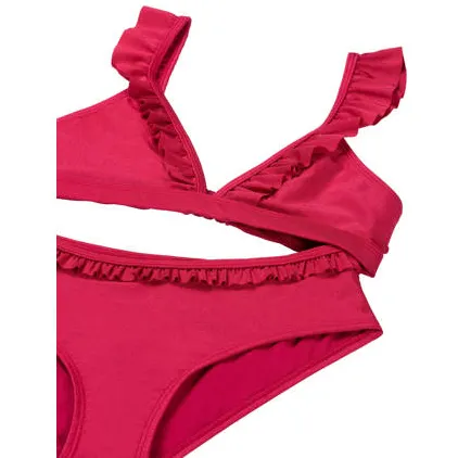 Shiwi Bella triangelbikini donkerrood rood, foto 2