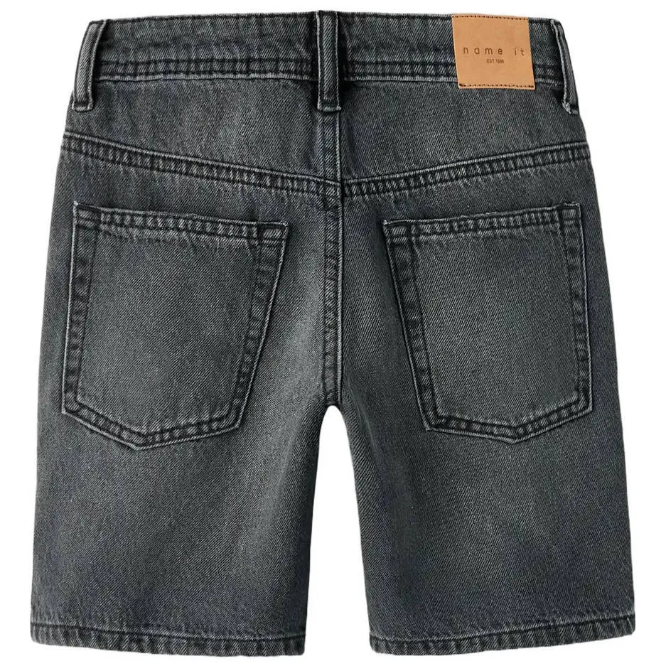 NAME IT NKMRYAN denim short zwart denim, foto 2