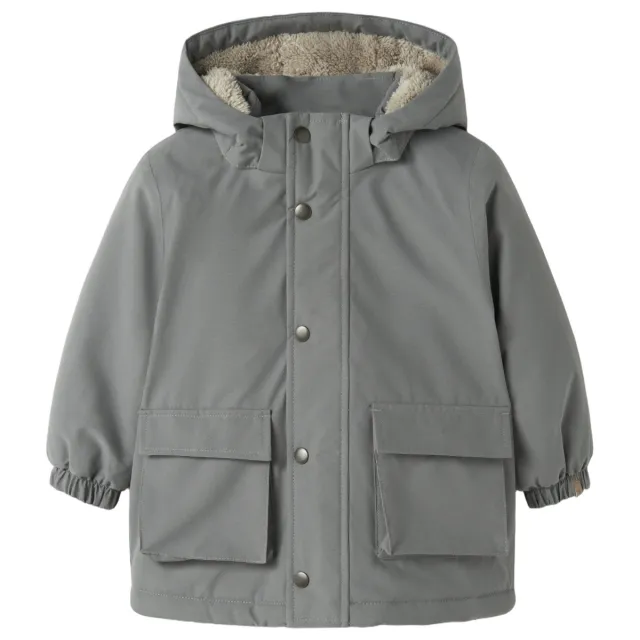 Lil' Atelier Mini parka grijs, foto 2