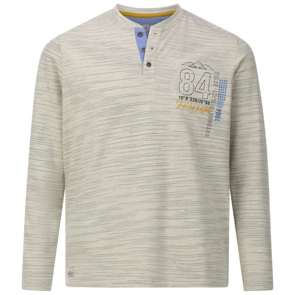 Jan Vanderstorm +FIT Collectie sweater beige, foto 2