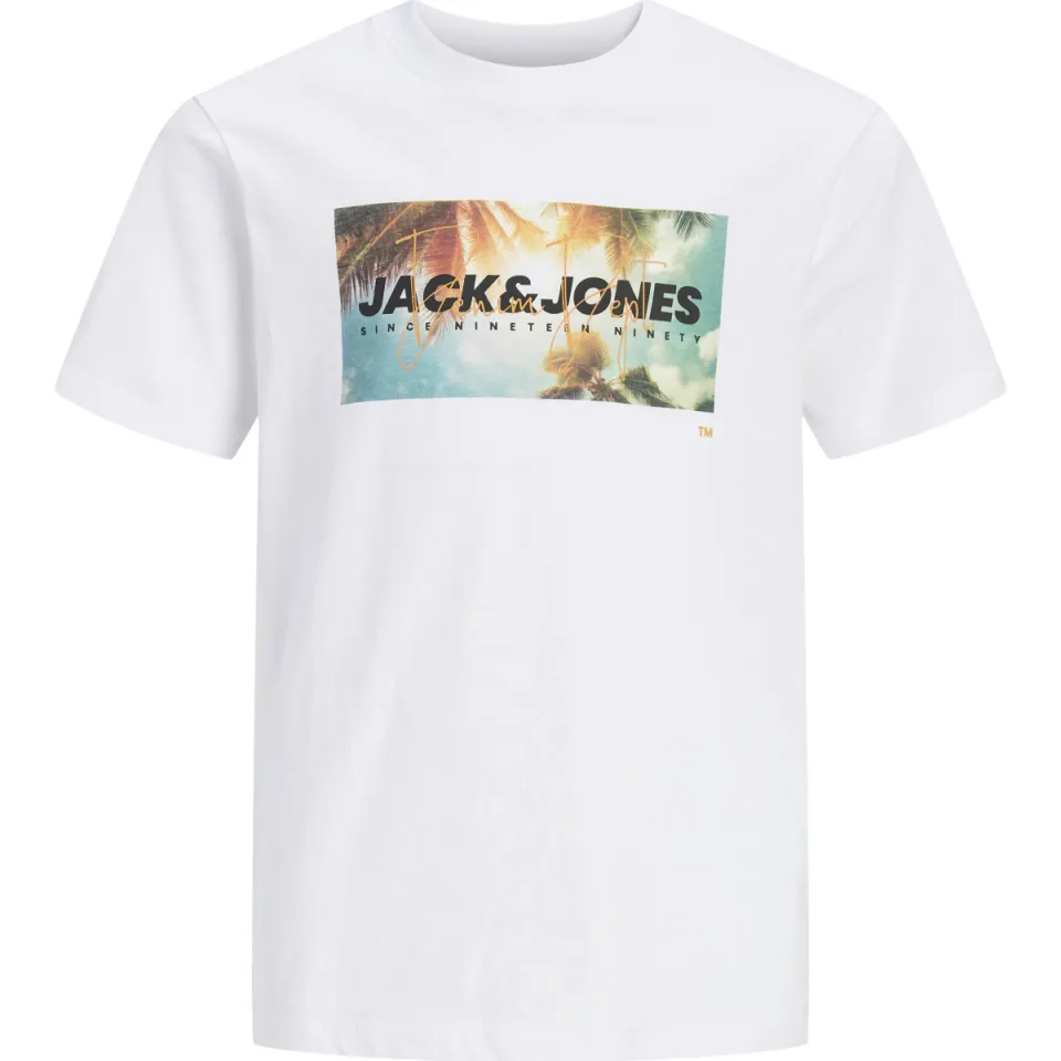 Jack & Jones Junior t-shirt wit, foto 2