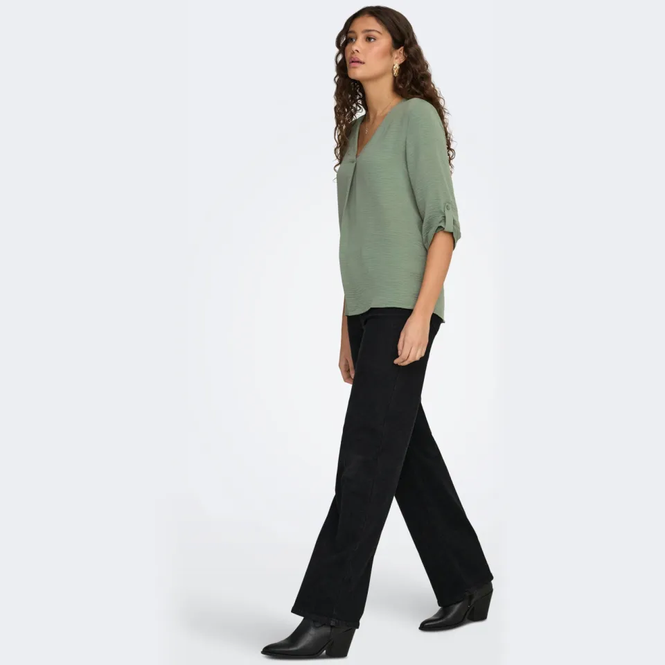JDY JDYDIVYA blousetop lichtgroen sea spray, foto 4