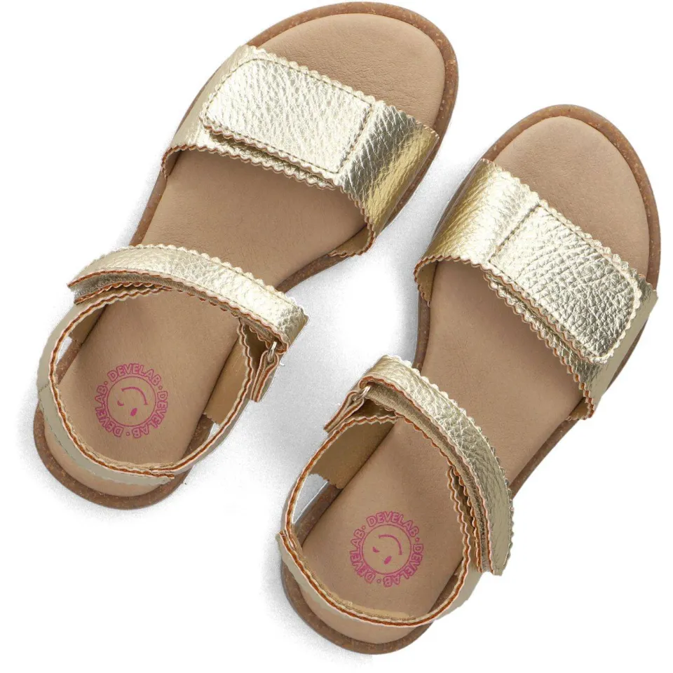 Develab Sandalen 48536 Goudkleurig, foto 6