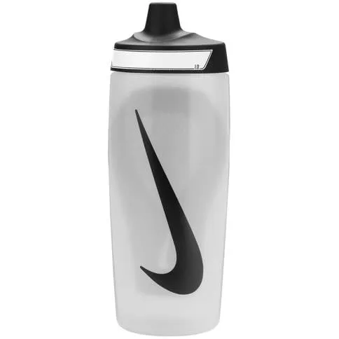 Nike sportbidon Refuel 500 ml wit/zwart Logo | Bidon van Nike