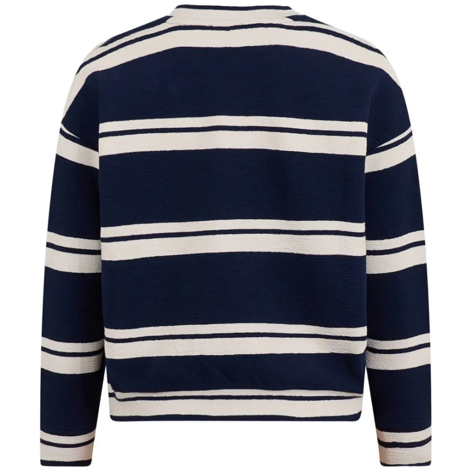 Shoeby oversized gestreepte sweater - donkerblauw, foto 2