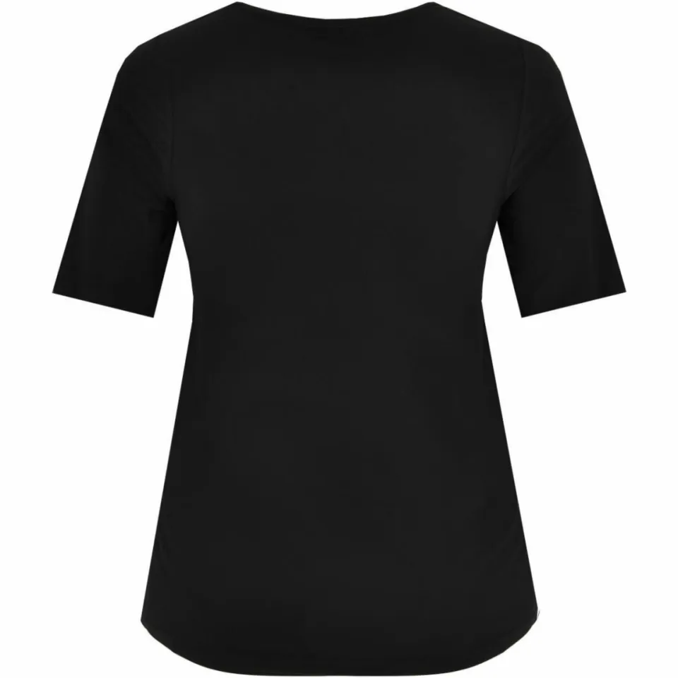 Yoek T-shirt A-lijn zwart, foto 4