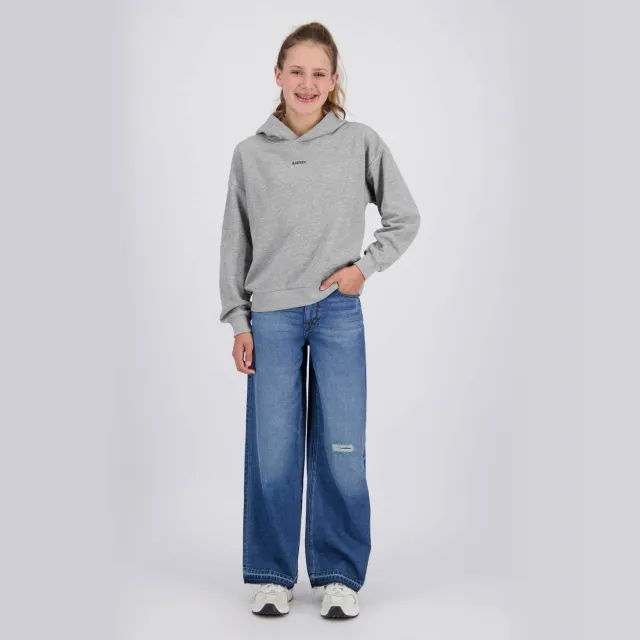Raizzed Monaco Crafted ripped wide leg jeans met slijtage - middelblauw Vintage Blue