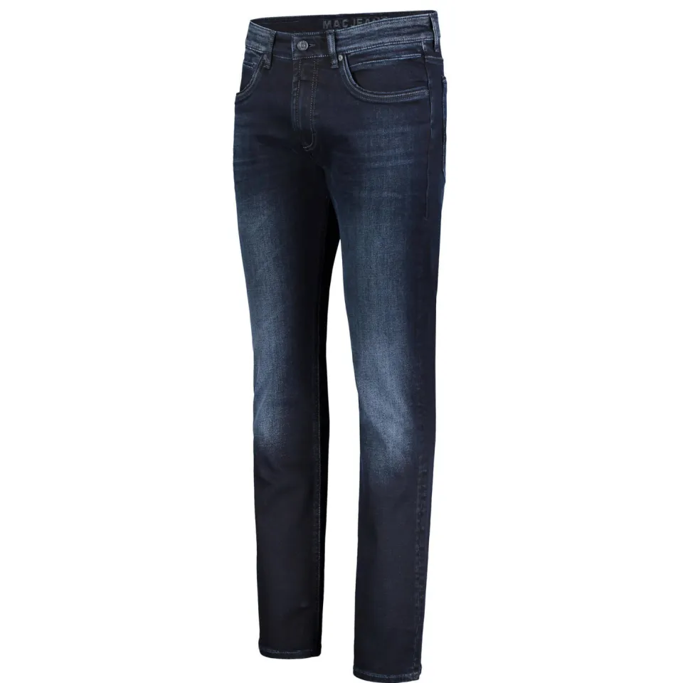 MAC Arne Pipe Modern Fit jeans donkerblauw blauw, foto 3