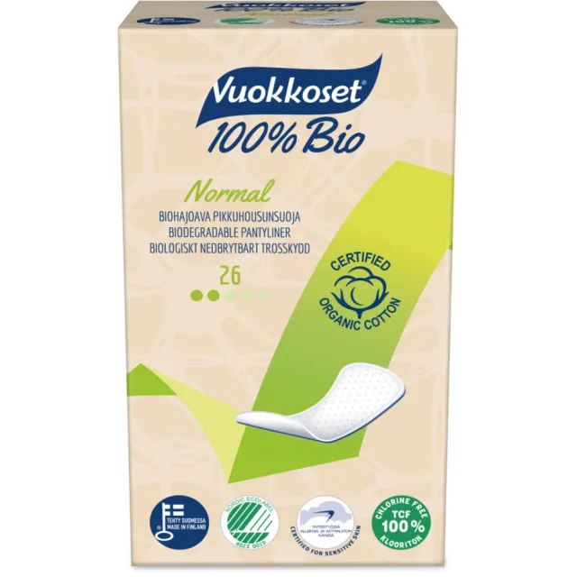 Vuokkoset Bio Inlegkruisjes Normal 26 stuks