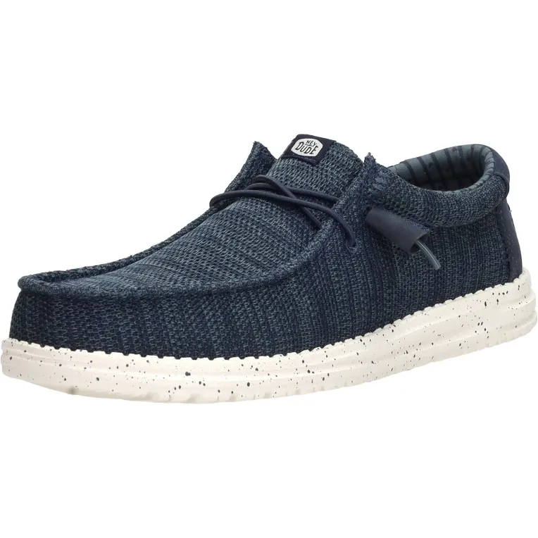 HeyDude Wally Stretch Sox instapper blauw, foto 3