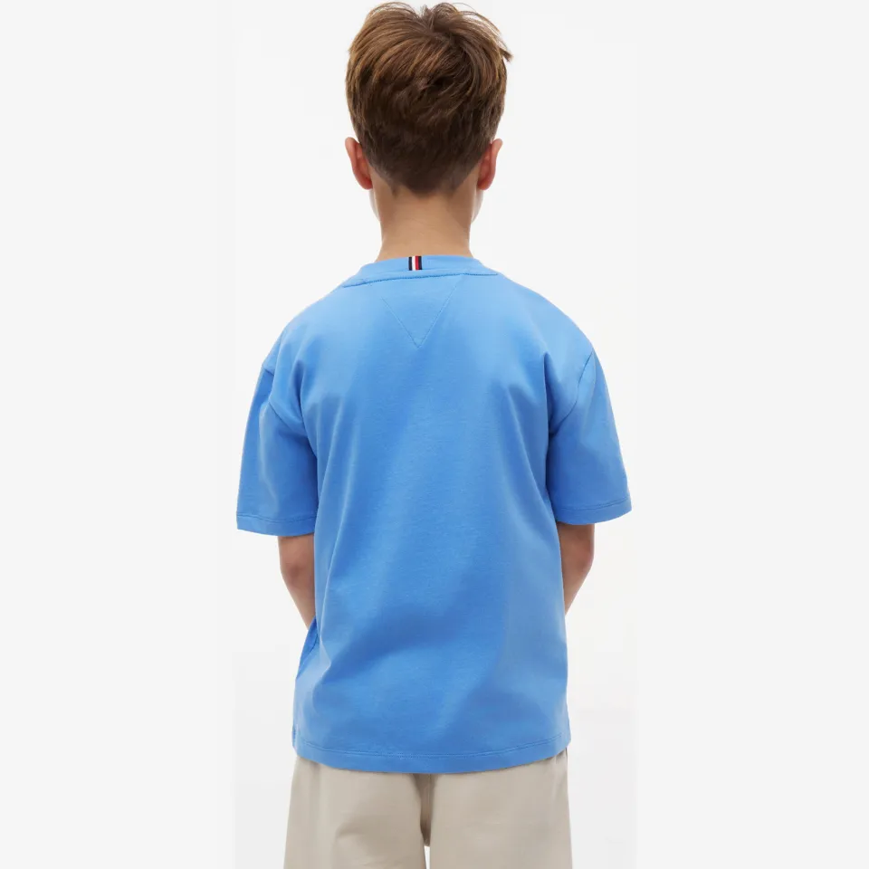 Tommy Hilfiger t-shirt met logo blauw, foto 3