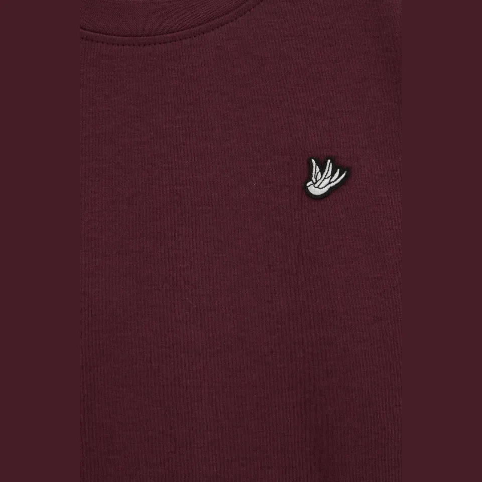 WE Fashion longsleeve donkerrood, foto 6