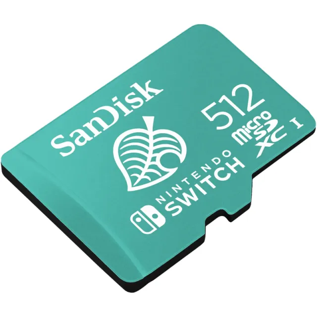 Sandisk MicroSDXC Extreme Gaming 512GB Animal Crossing (Nintendo Licensed) Groen