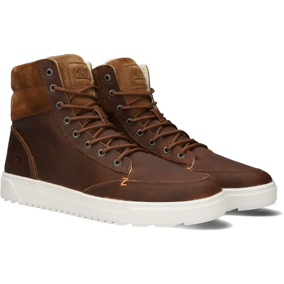 Hub Dublin 2.0 hoge sneaker cognac, foto 5