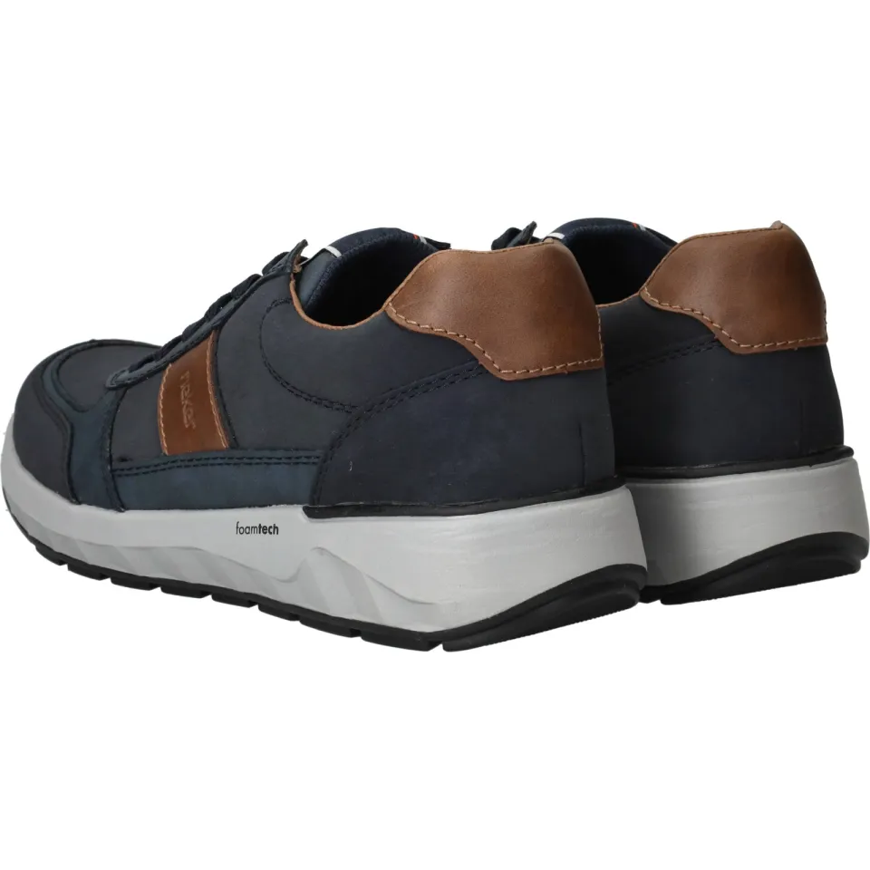 Rieker Sneakers zwart met roze details, foto 5