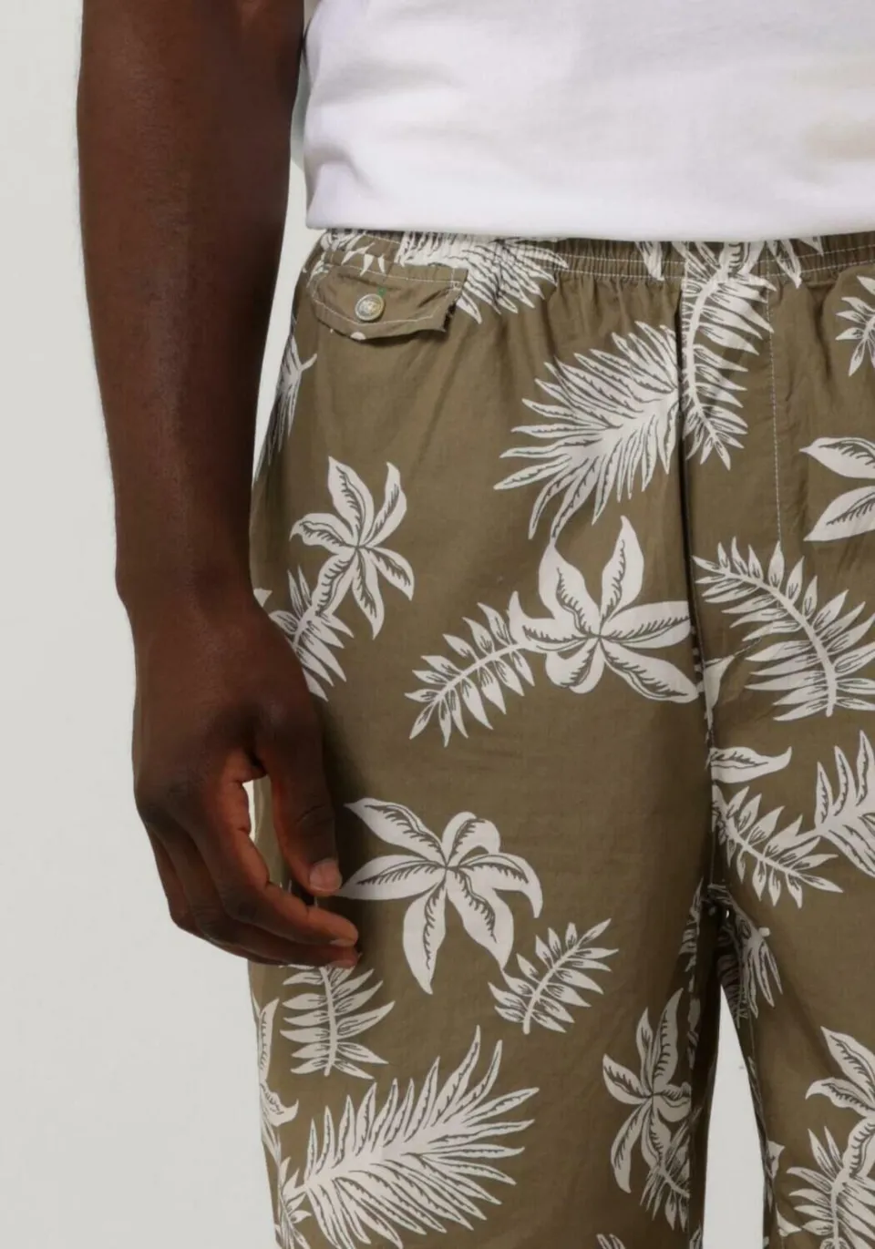 Scotch & Soda Seasonal Relaxed Straight korte broek khaki, foto 4