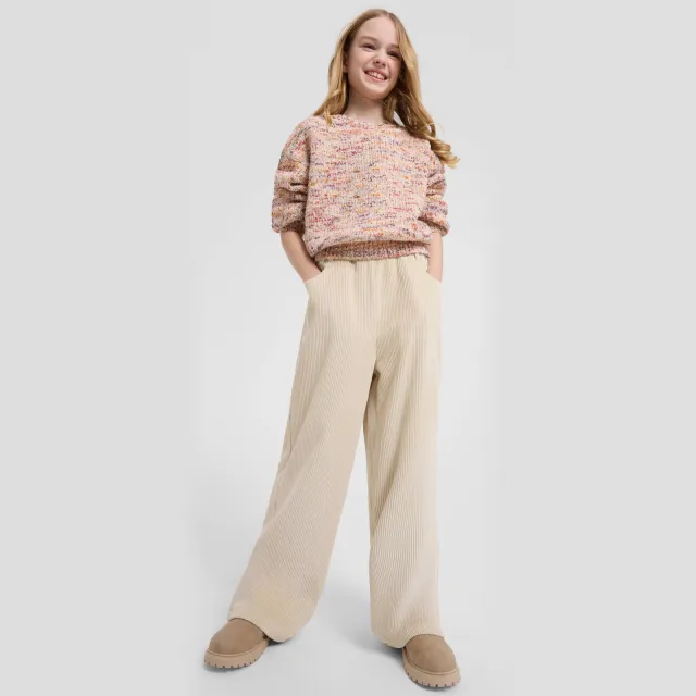 s.Oliver corduroy casual broek beige