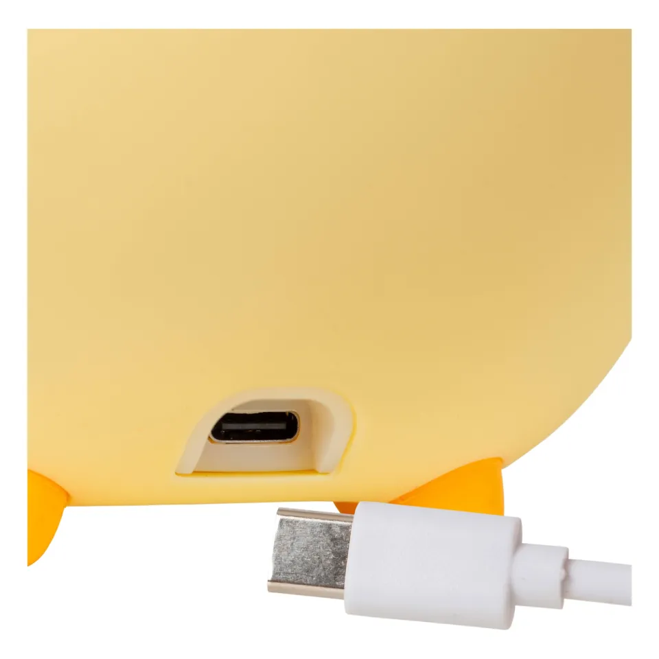 Lucide Pincha Duck oplaadbare tafellamp geel, foto 7