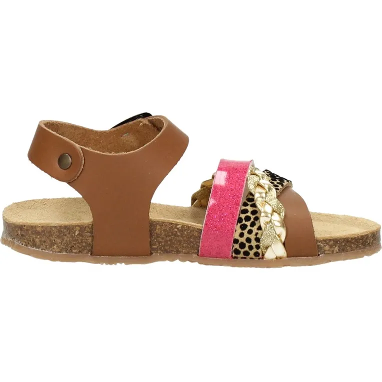 Keq meiden sandalen cognac