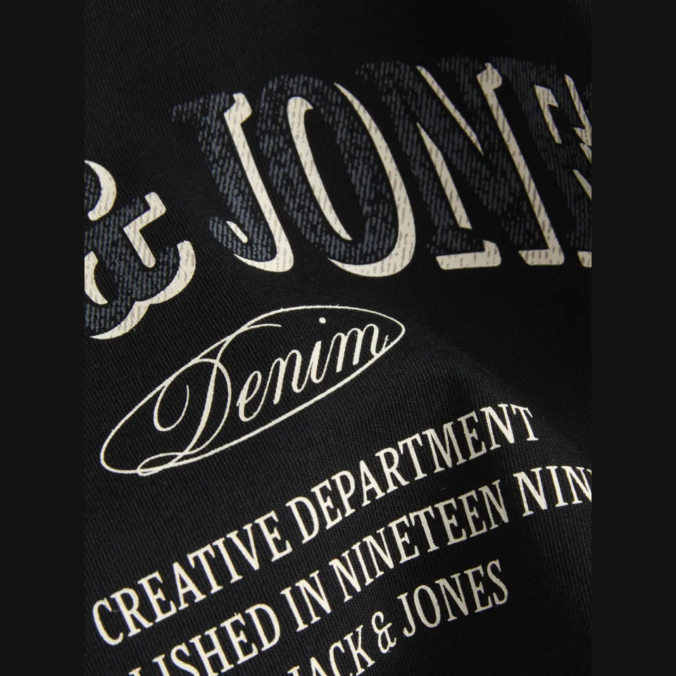 Jack & Jones JJEDENVER longsleeve met logo zwart, foto 8