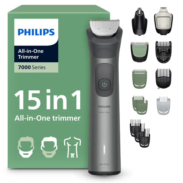 Philips Mg7921/15 Philips Series 7000 15 In 1 Multigroom Donker Grijs