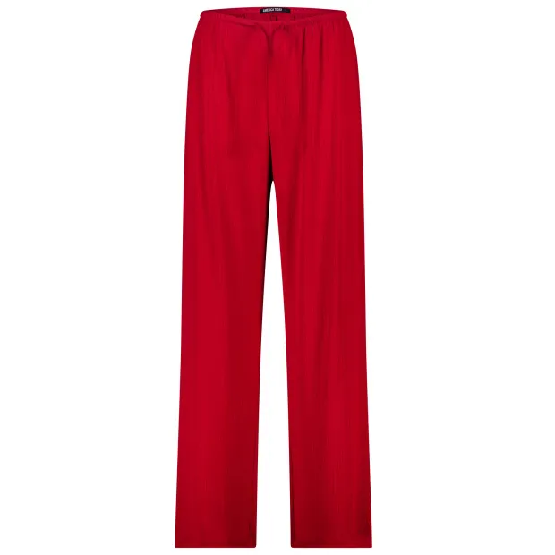 America Today pyjamabroek met ajourdetails - rood, foto 2