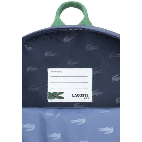 Lacoste katoenen rugzak donkerblauw, foto 5