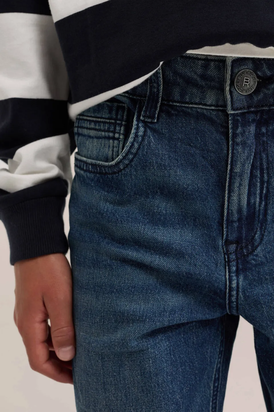 WE Fashion Blue Ridge regular fit jeans - medium blue denim, foto 5
