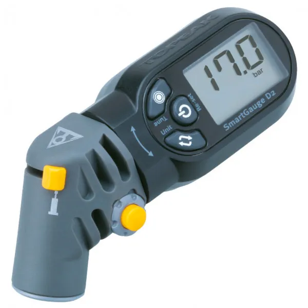 Topeak SmartGauge D2 digitale manometer grijs
