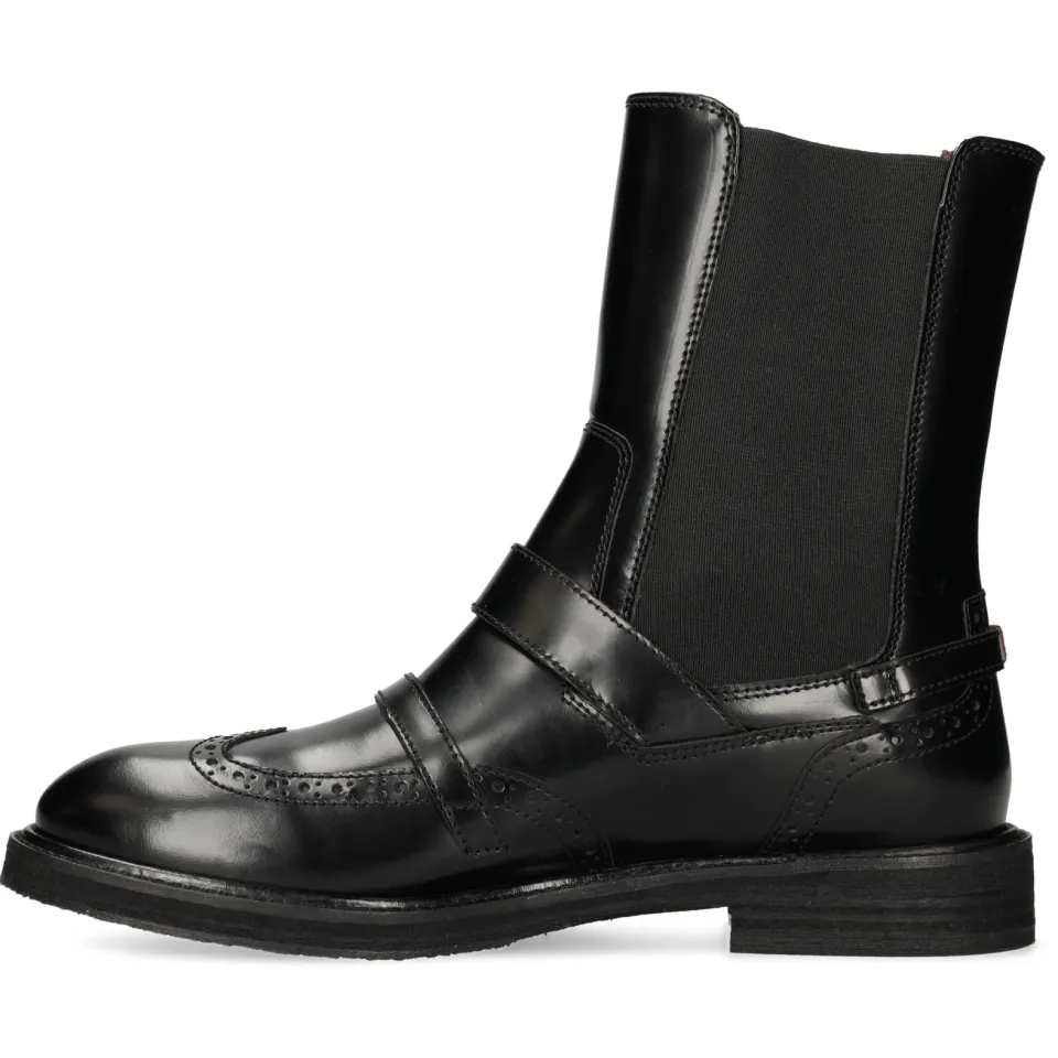 Fred de la Bretoniere leren chelsea boots - zwart, foto 5