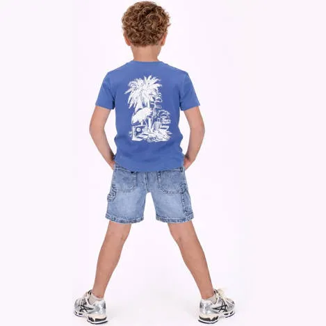 B.Nosy T-shirt met backprint blauw, foto 3