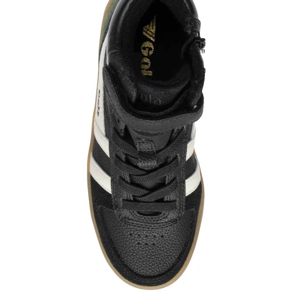 Gola Talon imitatieleren sneakers zwart, foto 4