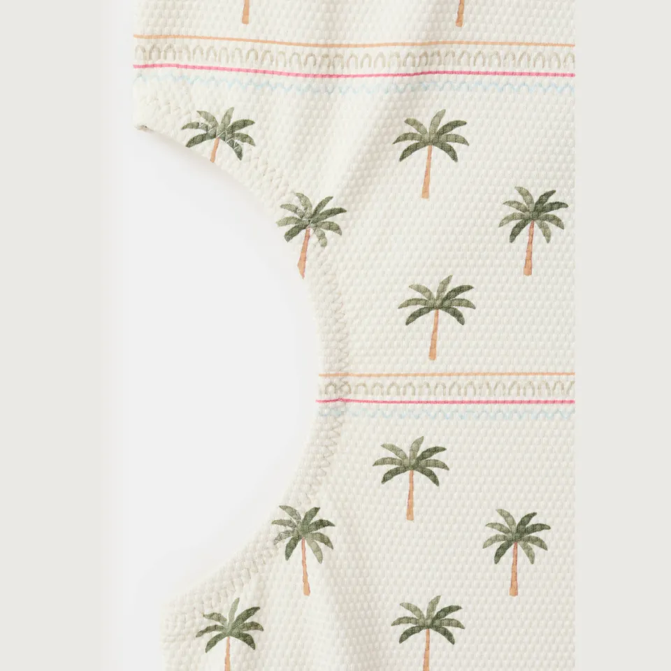 Mango Kids one shoulder badpak ecru, foto 6