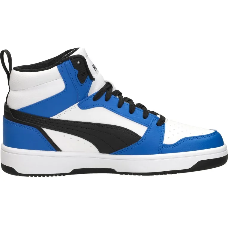 Puma Rebound V6 Mid hoge sneakers jongens kobalt blauw, foto 8