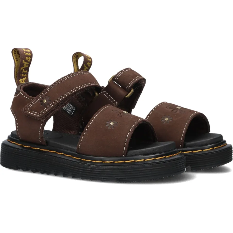 Dr. Martens Marlowe Flower sandalen bruin, foto 4