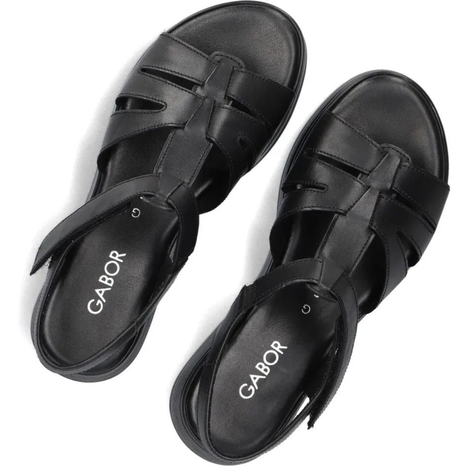 Gabor ROSE sleehak sandalen zwart, foto 5