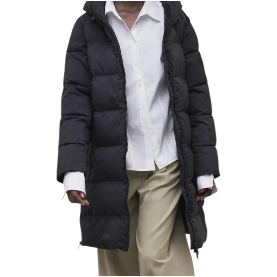 Ecoalf Manlie lange jas zwart