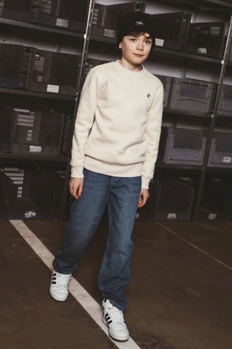 TYGO & vito NextGen sweater met backprint - lichtgrijs, foto 4
