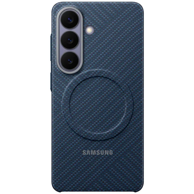 Samsung Carbon Magnet Telefoonhoesje Voor Samsung Galaxy S26 Paars Dark Blue
