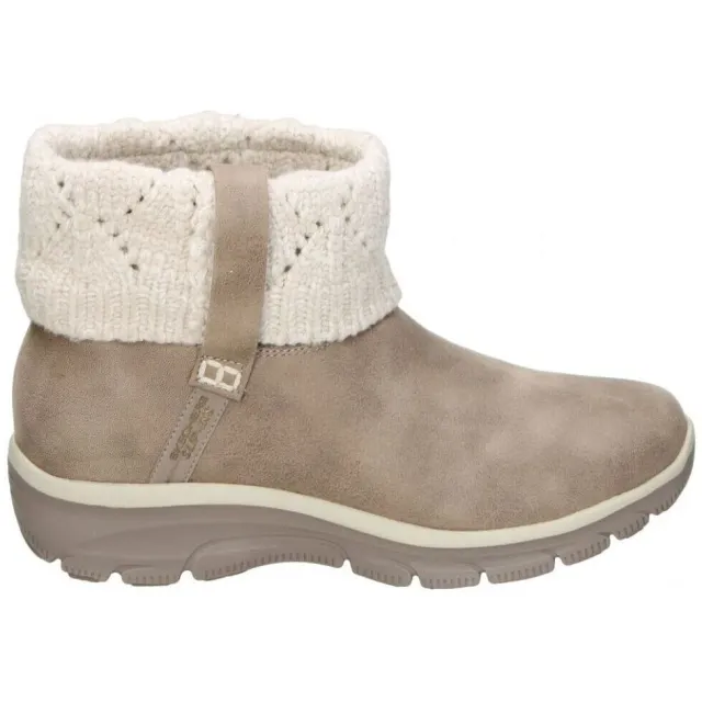 Skechers Slip-ins Easy Going Cozy Weather 2 enkellaarsjes taupe Grijs