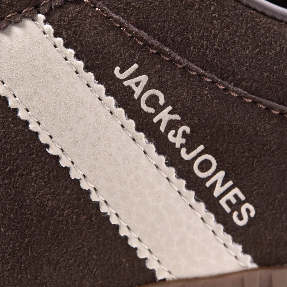 Jack & Jones Jfwkirk imitatieleren sneakers donkerbruin, foto 6