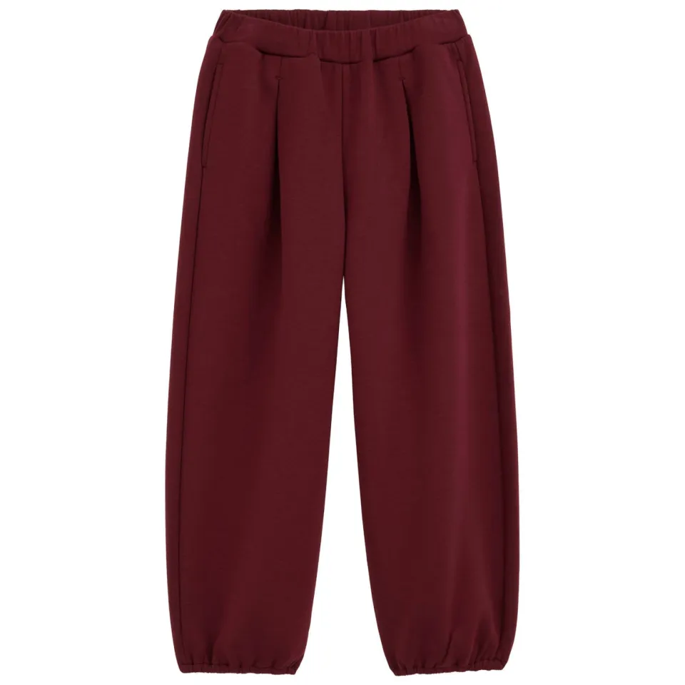WE Fashion ballon joggingbroek donkerrood, foto 2