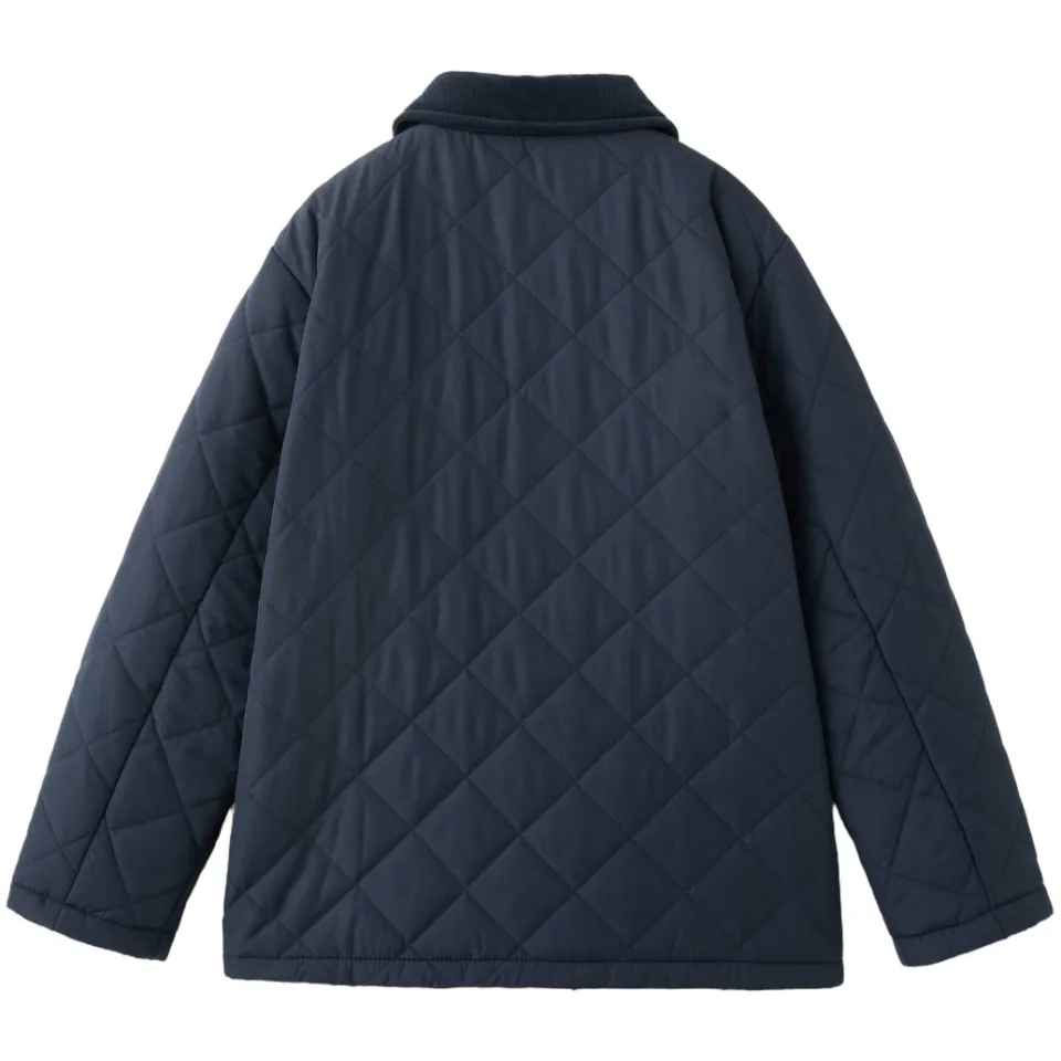 Mango winterjas marineblauw, foto 3