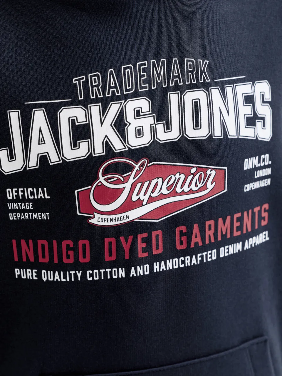 Jack & Jones JUNIOR hoodie met logo - donkerblauw, foto 6