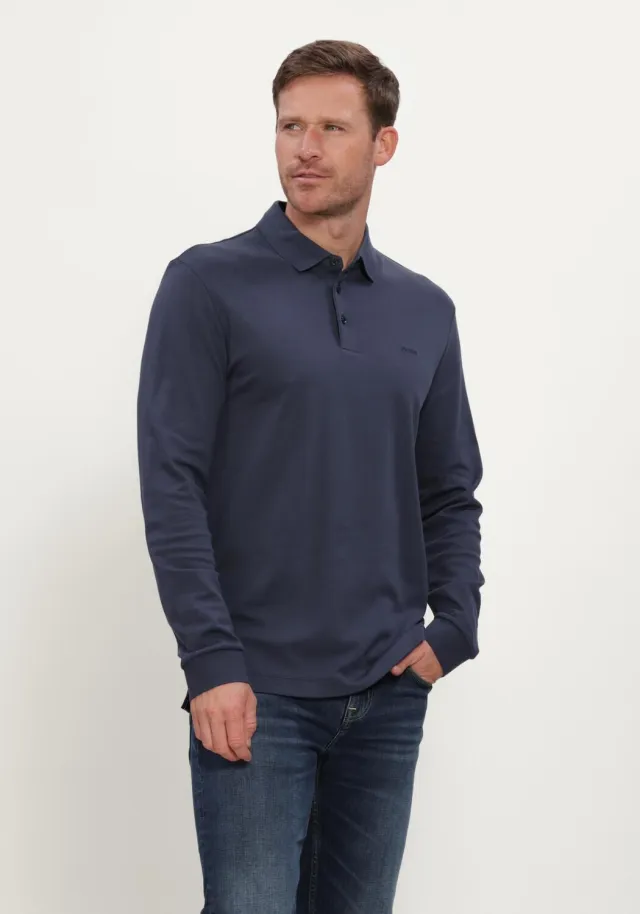 Boss Black Heren Polo's & T-shirts Pado 30 - Blauw