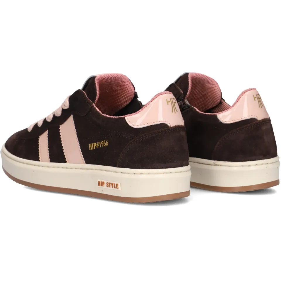 Hip H1811 lage sneakers bruin, foto 3