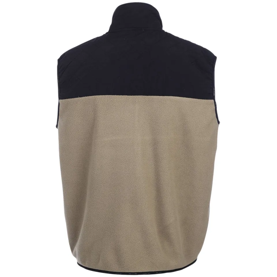 Brunotti Dipon fleece bodywarmer beige/zwart, foto 2