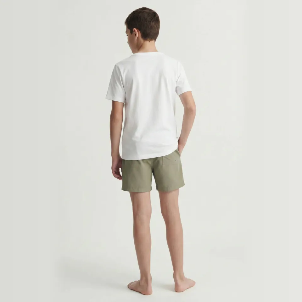Jack & Jones JUNIOR zwemshort zachtgroen/zalmroze, foto 4
